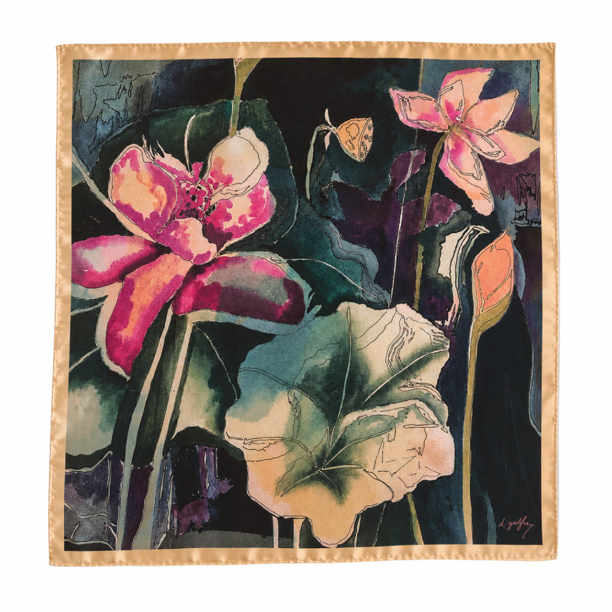 STEP WITH HER X SILK SCARF
