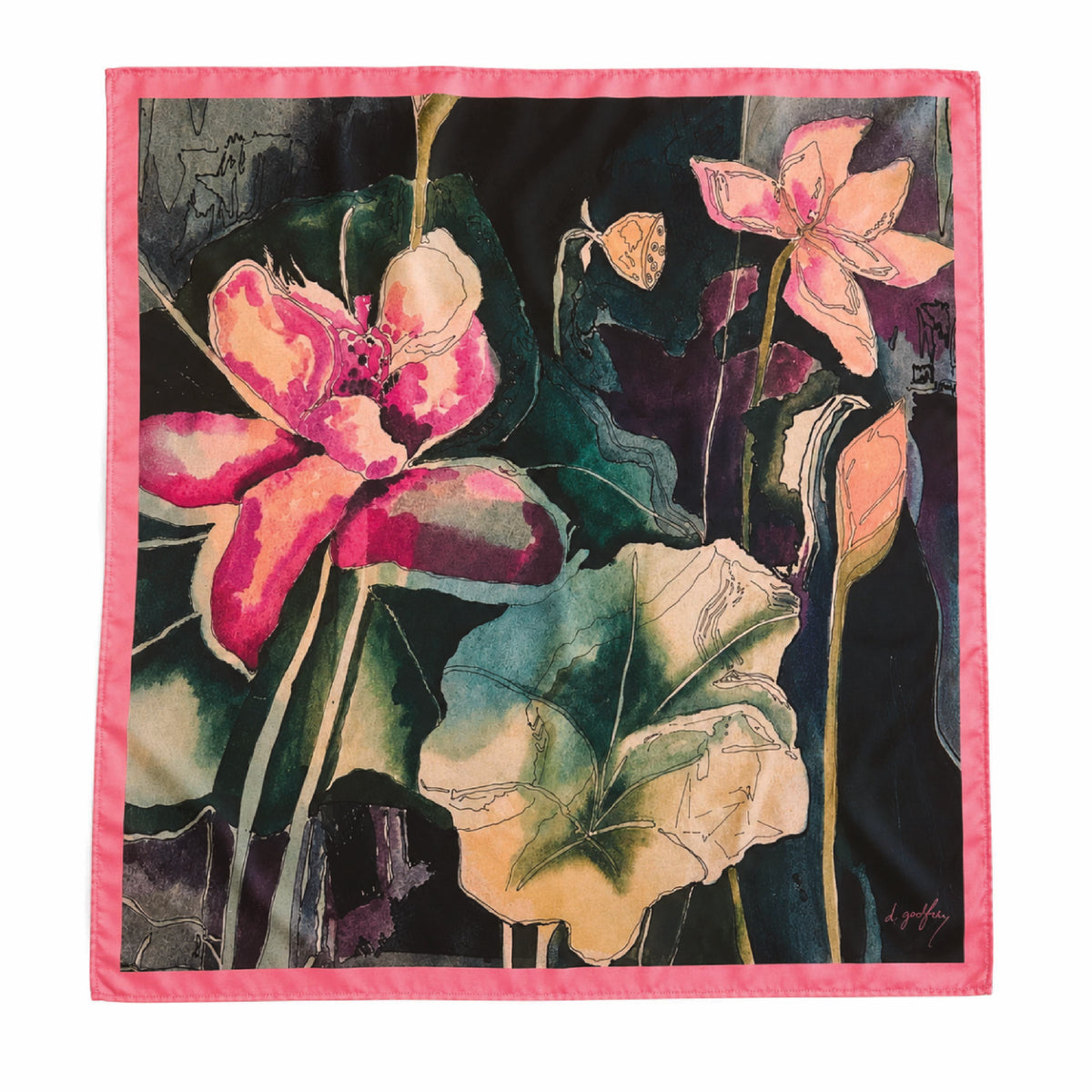 STEP WITH HER X SILK SCARF