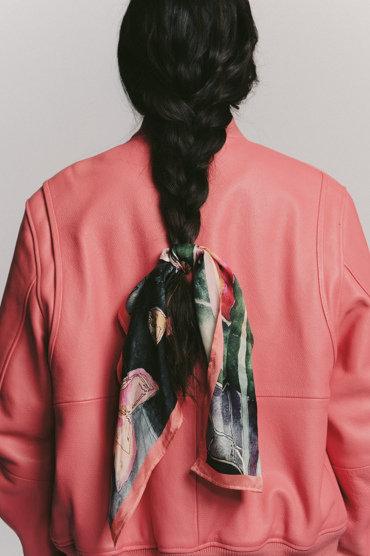 STEP WITH HER X SILK SCARF